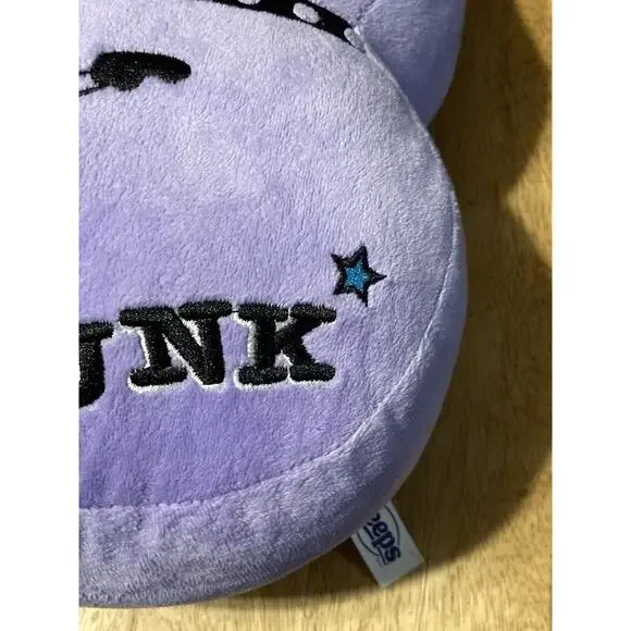 PEEPS Punk Rock EASTER BUNNY Rabbit 15" PURPLE Emo Rabbit Plush Embroidered - Picture 3 of 8